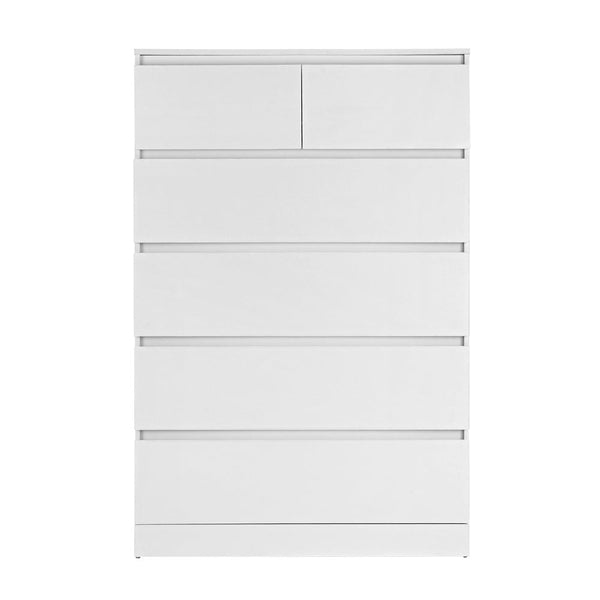 Artiss 6 Chest of Drawers - PEPE White Artiss