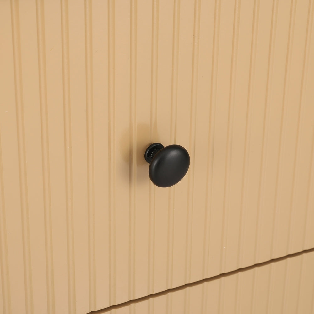 Artiss 6 Chest of Drawers Flutted Front - RUTH Oak Artiss