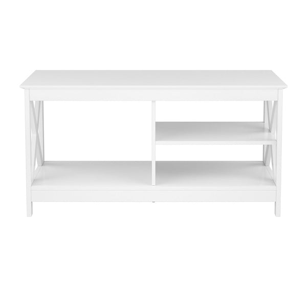 Artiss Coffee Table Storage Shelf White Artiss