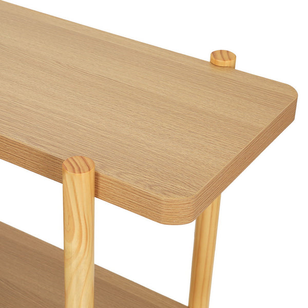 Artiss Console Table 92CM 2-tier Pine Sera Artiss