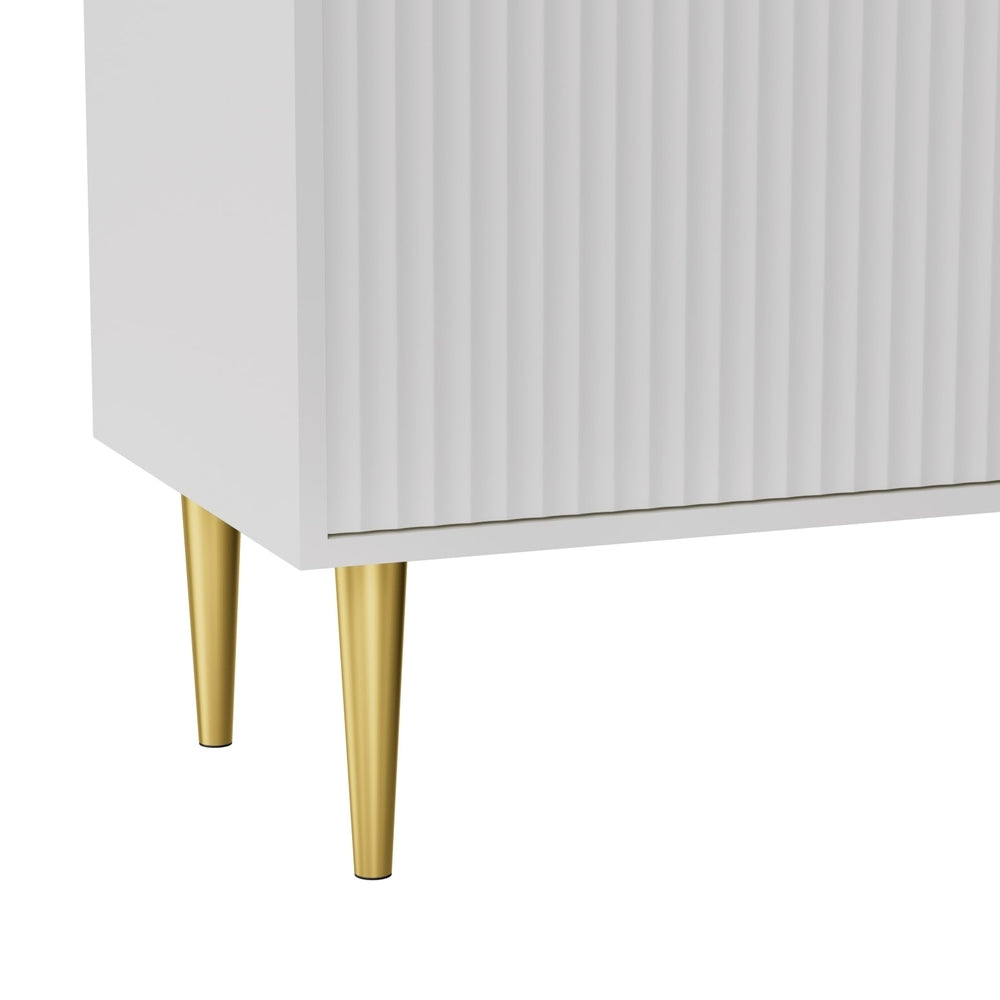 Artiss TV Cabinet Entertainment Unit Stand Storage 180CM White Artiss