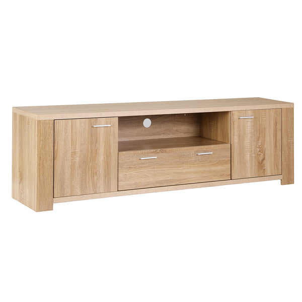 Artiss 180cm TV Unit Entertainment Unit Storage Drawer Cabinet Pine Awezingly