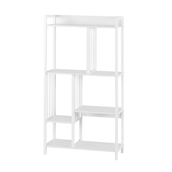 Artiss Bookshelf Display Shelves 5 Tiers 120cm White Artiss
