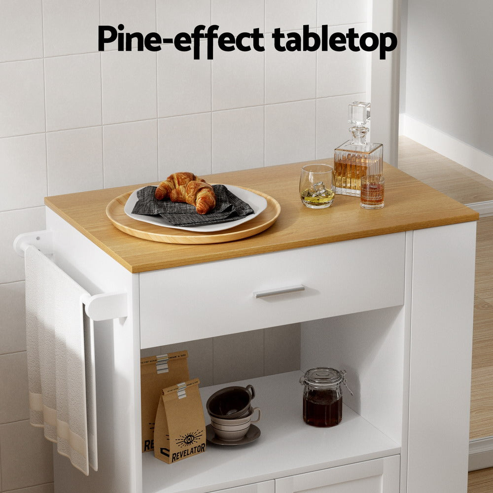 Artiss Kitchen Island Trolley Rolling Serving Cart Artiss