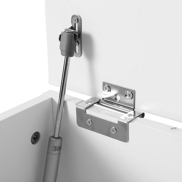 Artiss Storage Ottoman Blanket Box 140cm Fluted Grey Artiss