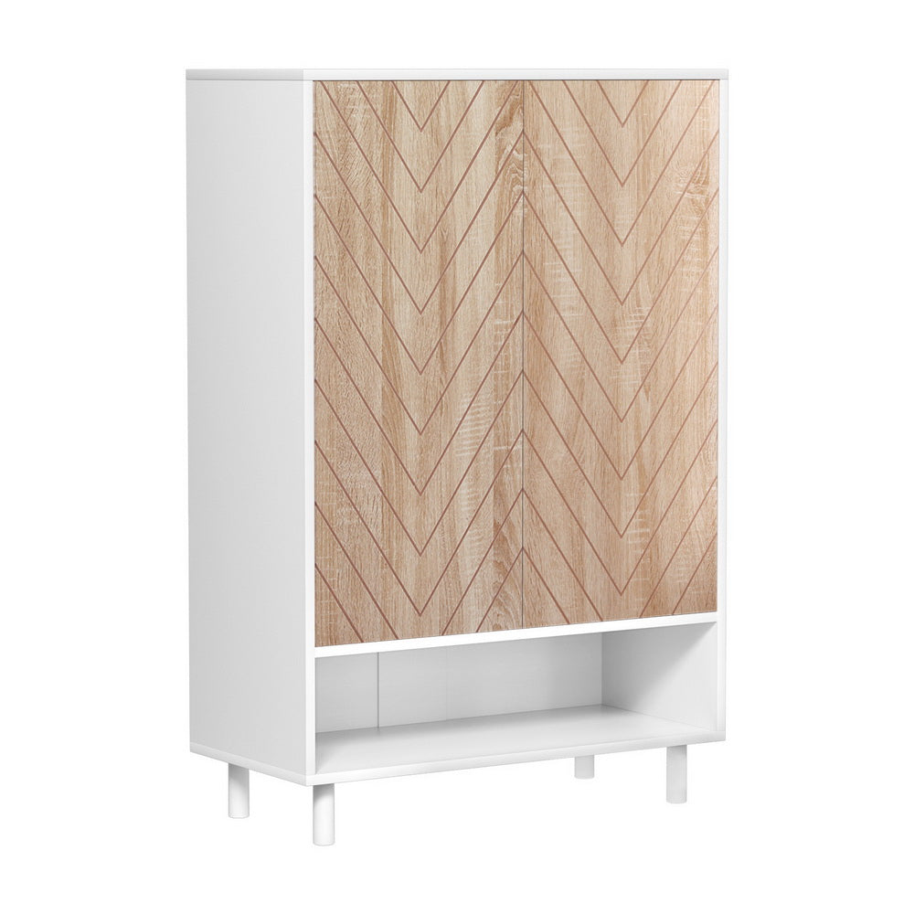 Artiss Shoe Rack Cabinet 24 Pairs 6-tier White Artiss