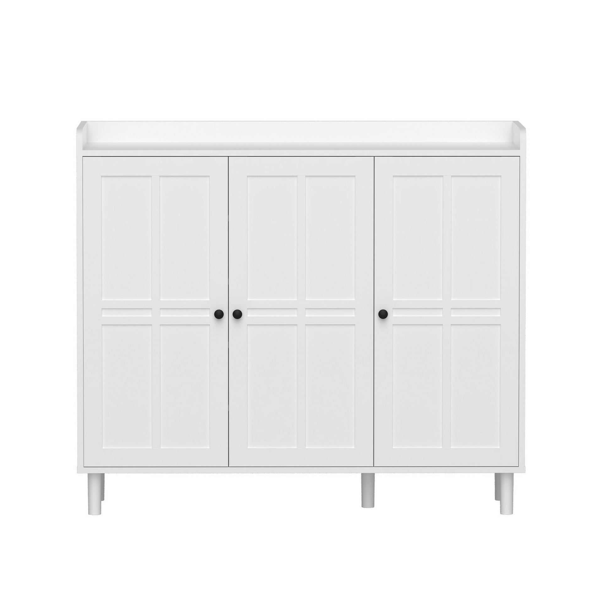 Artiss Shoe Rack Cabinet Storage Cupboard Adjustable Shelf White Awezingly