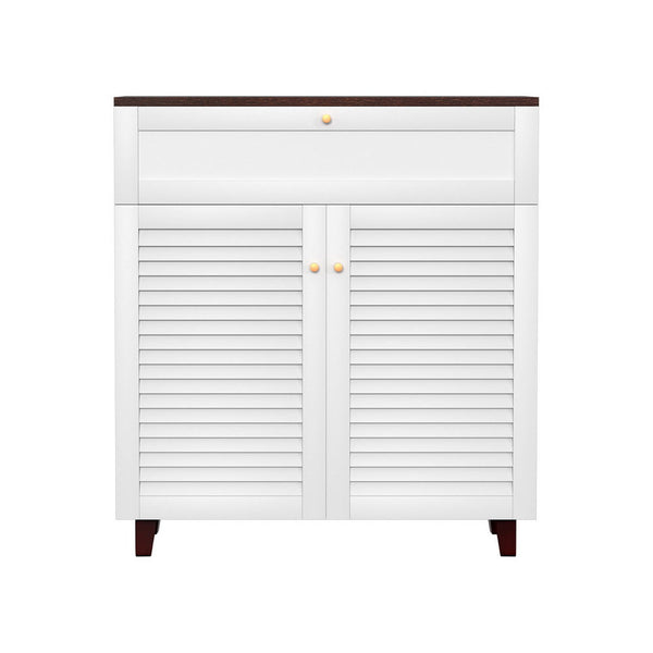 Artiss Shoe Rack Cabinet Shoes Storage Drawer 16 Pairs Artiss