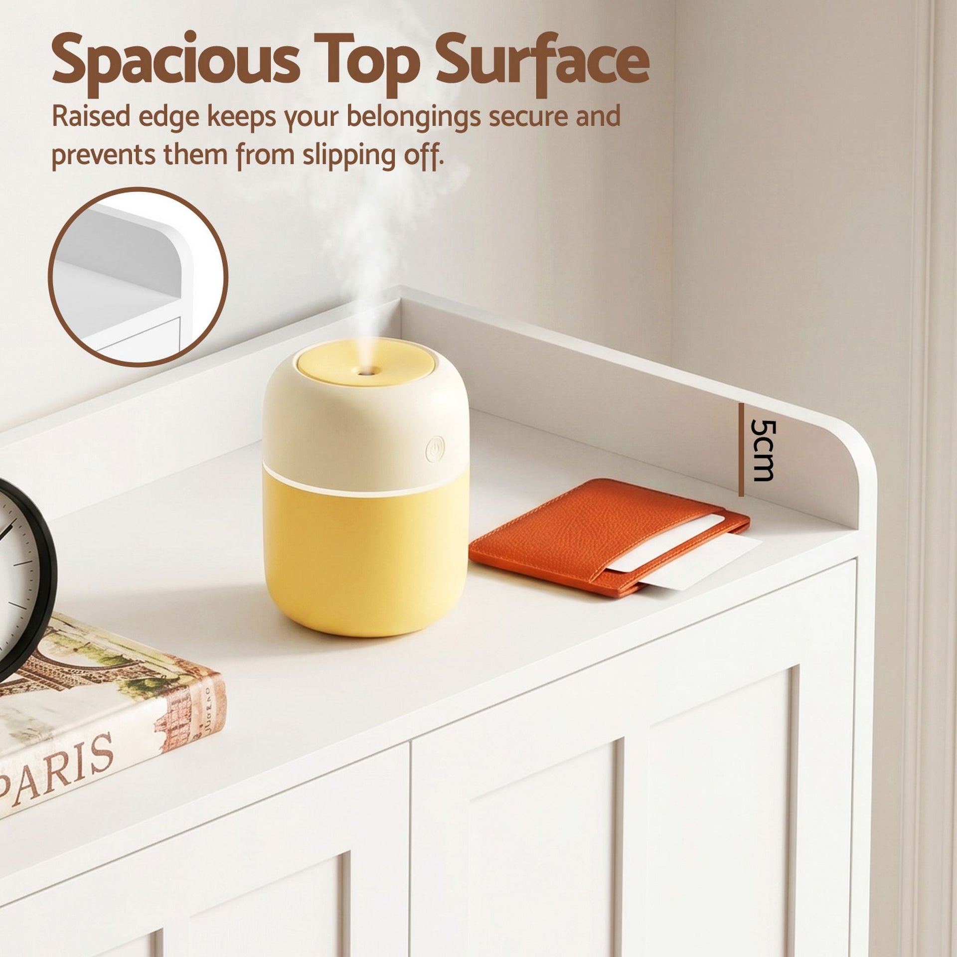 Artiss Shoe Rack Cabinet Storage Cupboard 3 Adjustable Shelves White Awezingly