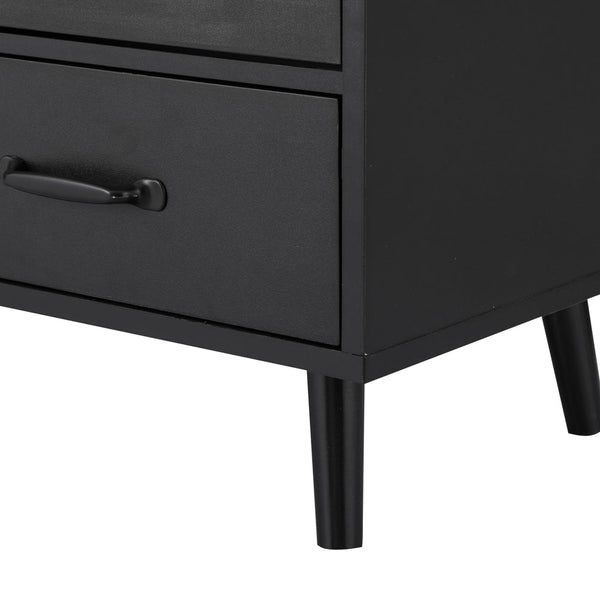Artiss Buffet Sideboard Double Doors - Black Artiss