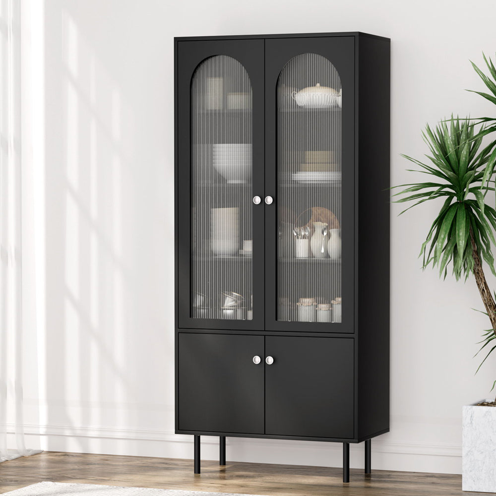 Artiss Buffet Sideboard Cupboard Cabinet Black Artiss