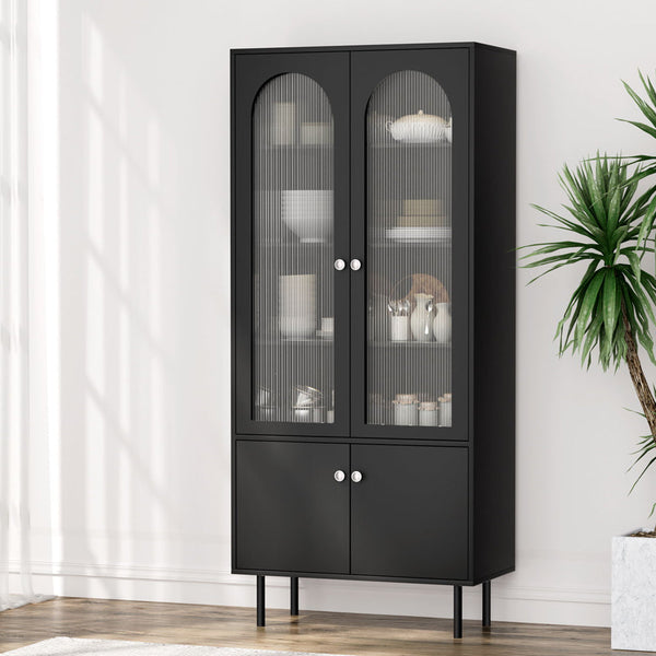 Artiss Buffet Sideboard Cupboard Cabinet Black Artiss