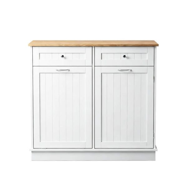 Artiss Buffet Sideboard Cabinet Kitchen Tilt Out Bin Holder Storage Cupboard Awezingly