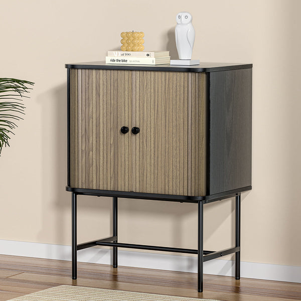 Artiss Buffet Sideboard Cupboard Cabinet Sliding Doors Pantry Storage BORIS Artiss