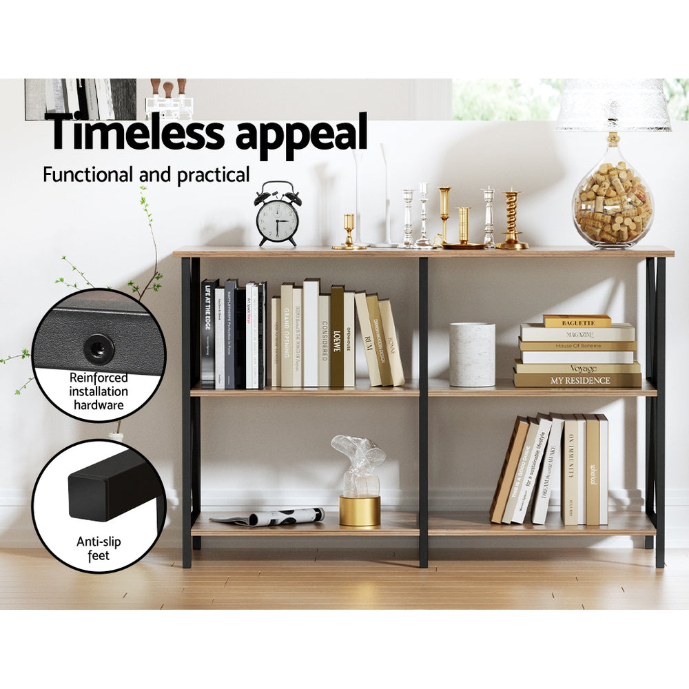 Artiss Console Table Hallway Sofa Table Entry Desk Retro Metal Display Furniture Artiss