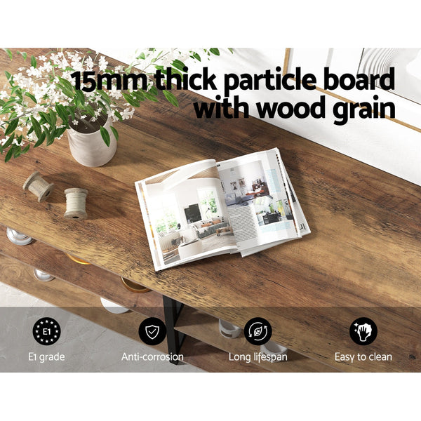 Artiss Console Table Hallway Sofa Table Entry Desk Retro Metal Display Furniture Artiss