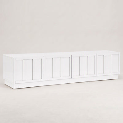 Artiss 180cm TV Unit Entertainment Cabinet Fluted Style Cable Management White