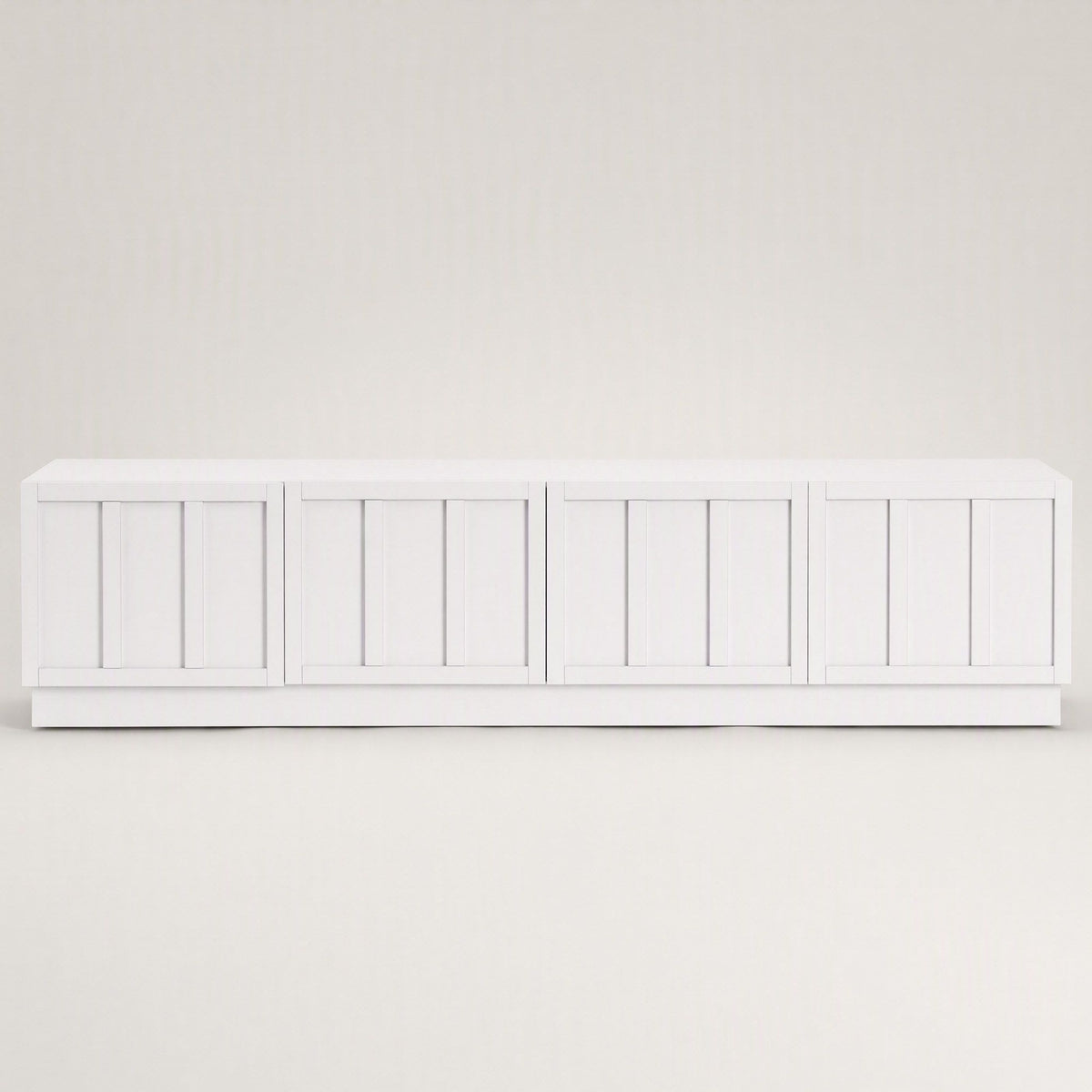Artiss 180cm TV Unit Entertainment Cabinet Fluted Style Cable Management White Awezingly
