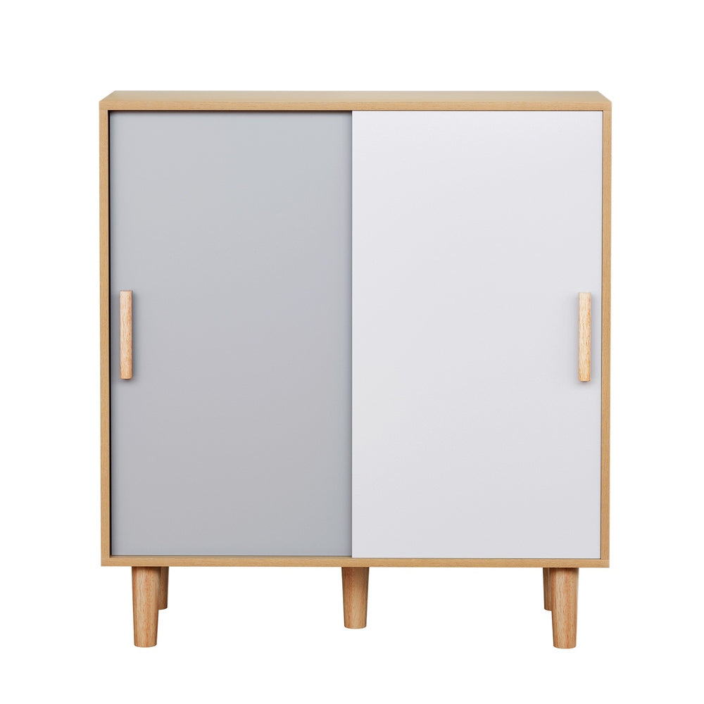 Artiss Shoe Cabinet 30 Pairs Sliding Doors Artiss