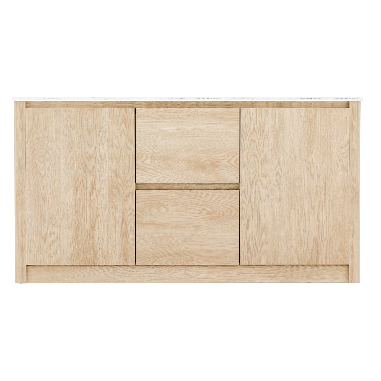 Artiss Buffet Sideboard Marble Style Tabletop - Pine Artiss