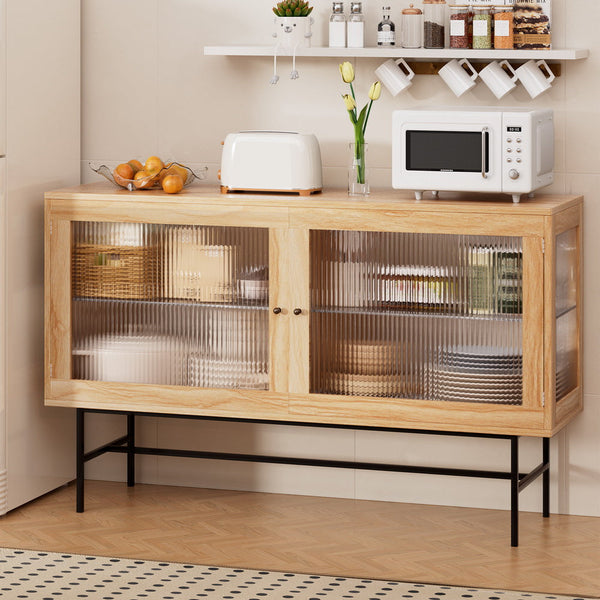 Artiss Buffet Sideboard Double Doors - Oak Artiss
