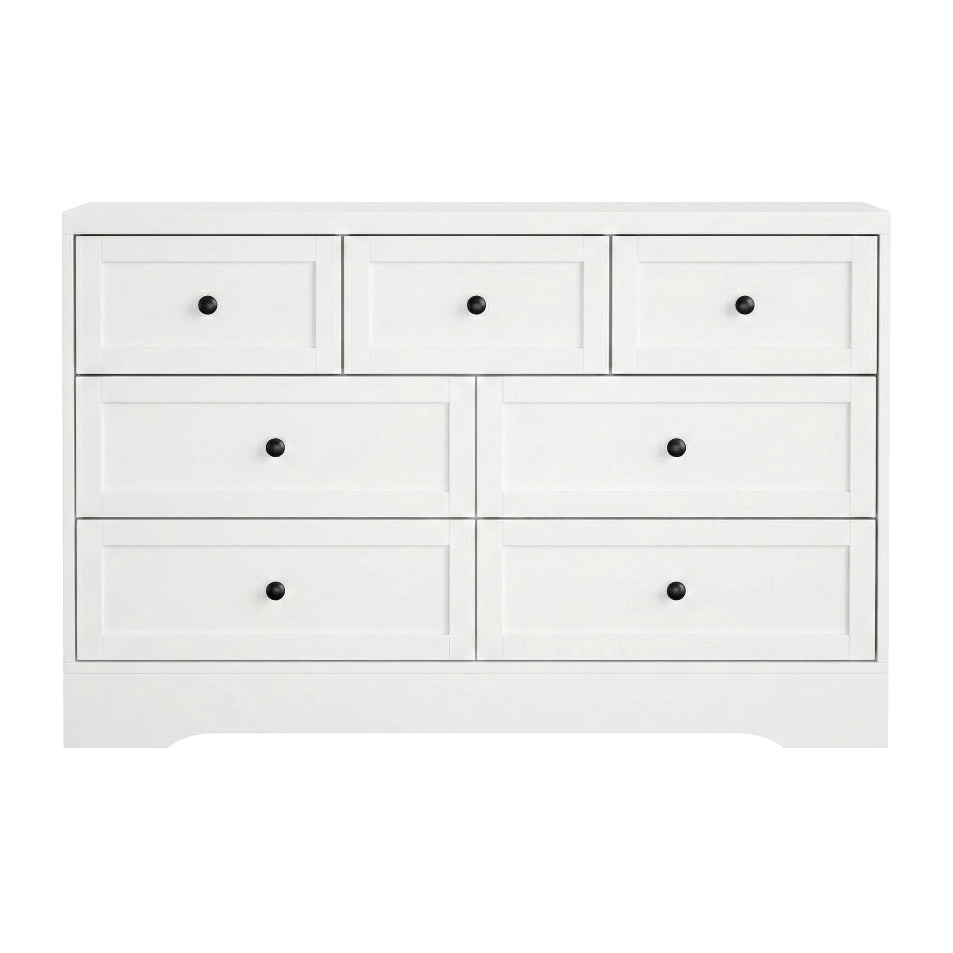Artiss 7 Chest of Drawers Dresser Table White Awezingly