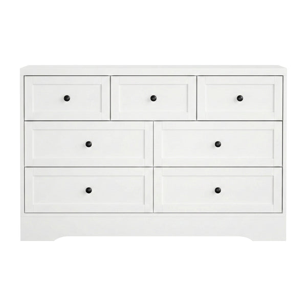 Artiss 7 Chest of Drawers Dresser Table White Awezingly