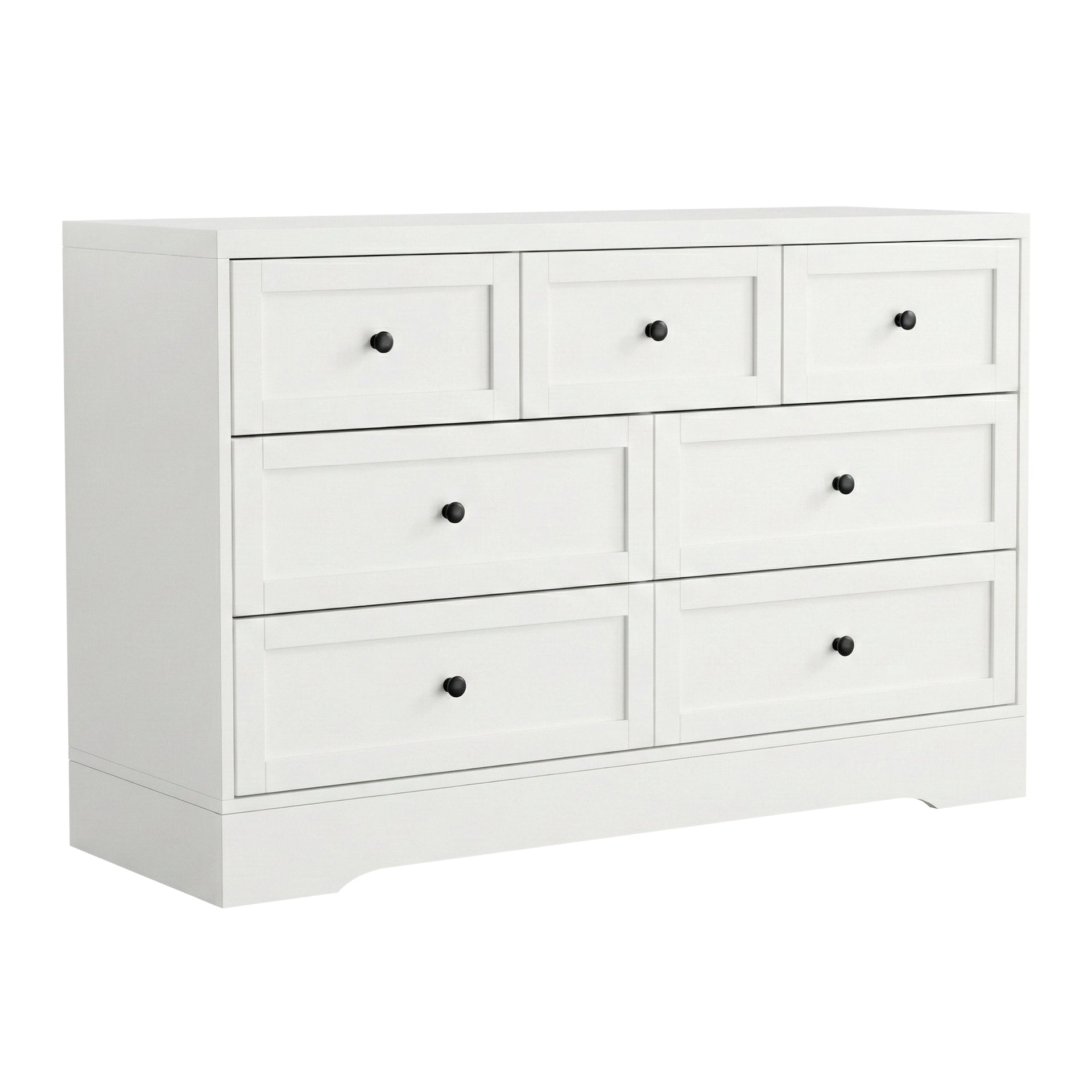 Artiss 7 Chest of Drawers Dresser Table White Awezingly