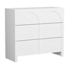 Artiss 3 Chest of Drawers Lowboy Dresser Cabinet White