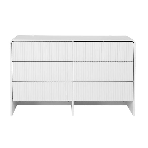 Artiss 6 Chest of Drawers Dresser Cabinet White Awezingly