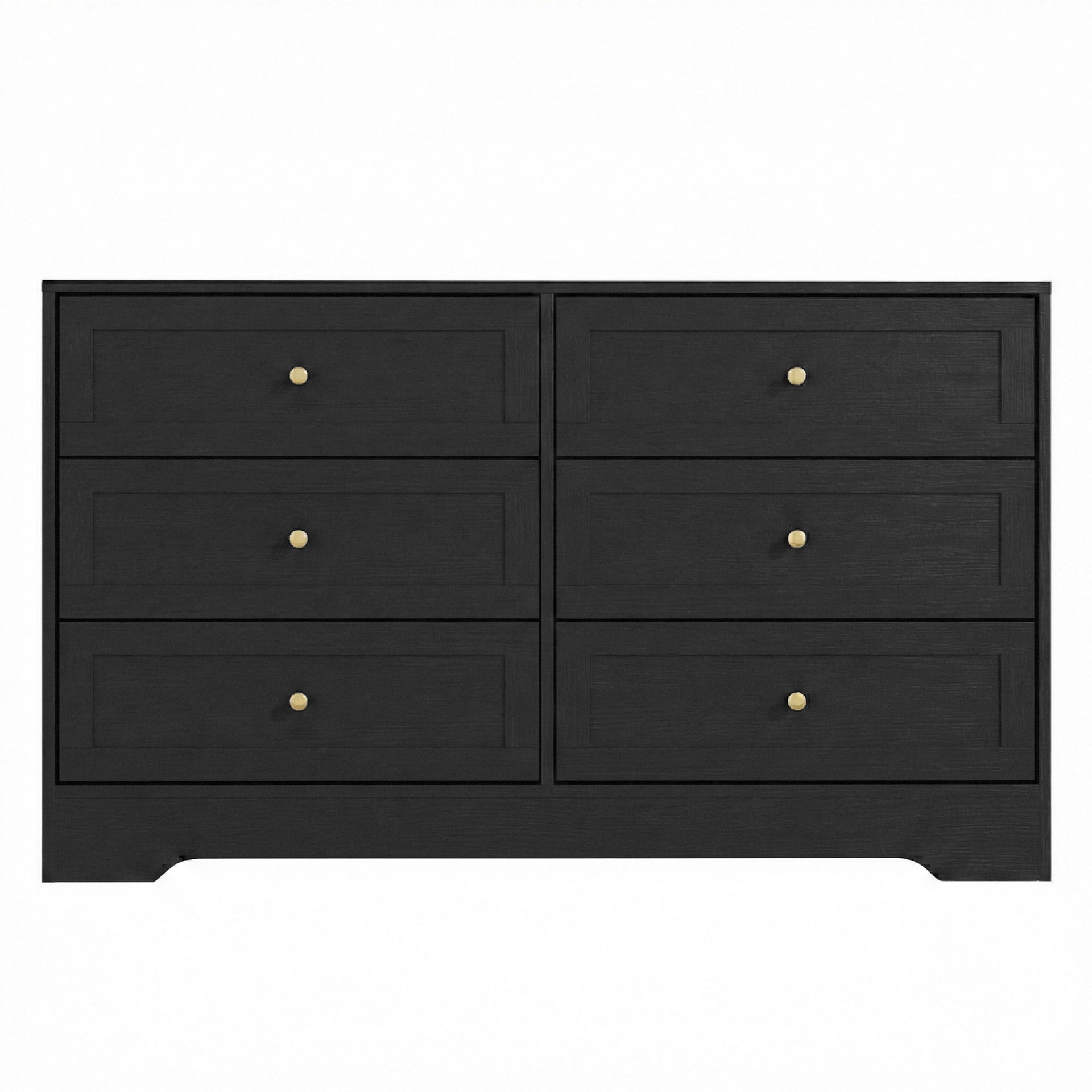 Artiss 6 Chest of Drawers Tallboy Cabinet - LEIF Black Awezingly