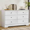 Artiss 6 Chest of Drawers Cabinet Dresser Table Tallboy Storage Bedroom White