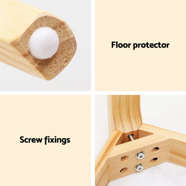 Artiss Coffee Table Marble Effect Square Artiss