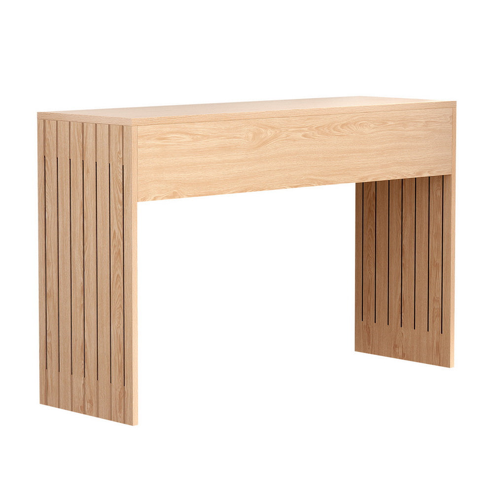 Artiss Console Table Hallway Fluted 120CM Pine Artiss