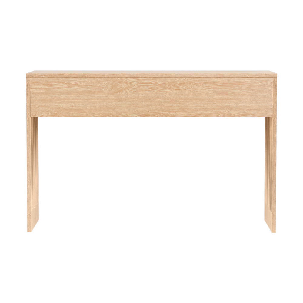 Artiss Console Table Hallway Fluted 120CM Pine Artiss