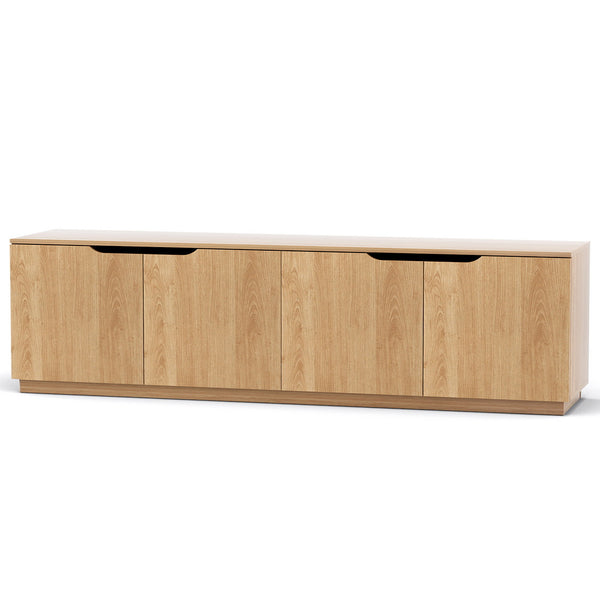Artiss TV Unit Entertainment Unit Storage Cabinet 180cm Pine Awezingly