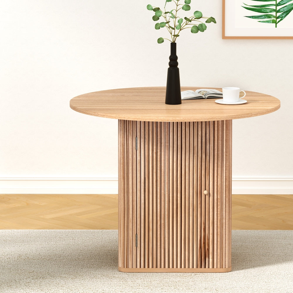 1M Artiss Dining Table Storage Base Artiss