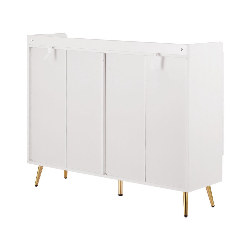 Artiss Shoe Rack Cabinet 5 Tiers 30 Pairs White Artiss