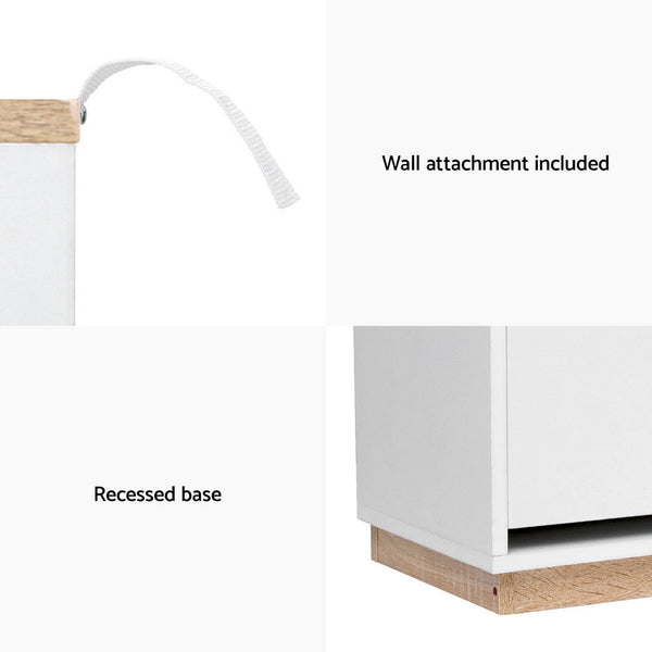 Artiss Shoe Rack Cabinet 3-Tier 45 Pairs White Artiss