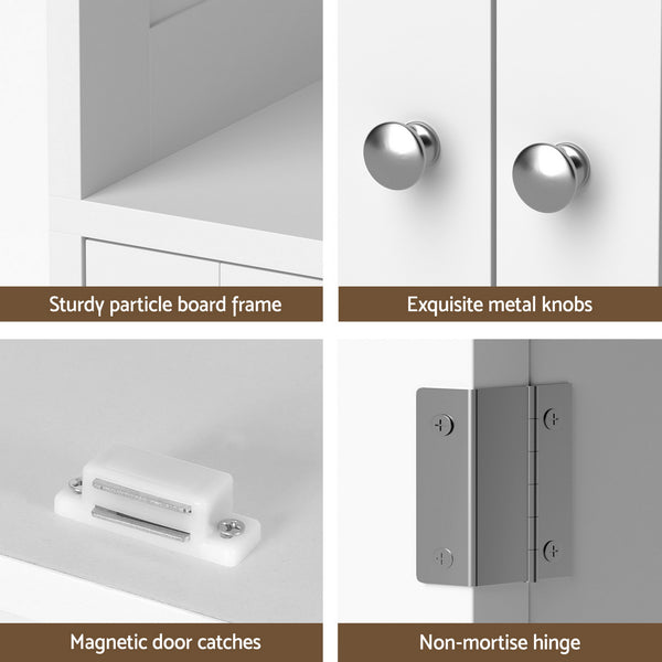 Artiss Buffet Sideboard Cabinet Pantry Kitchen Bathroom Storage Cupboard 160cm Awezingly