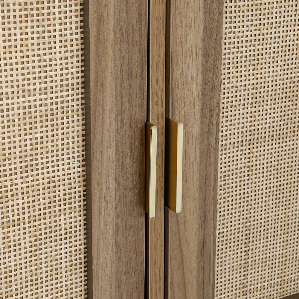 Artiss Rattan Buffet Sideboard Storage Cupboard Cabinet Kitchen Dining Room Artiss