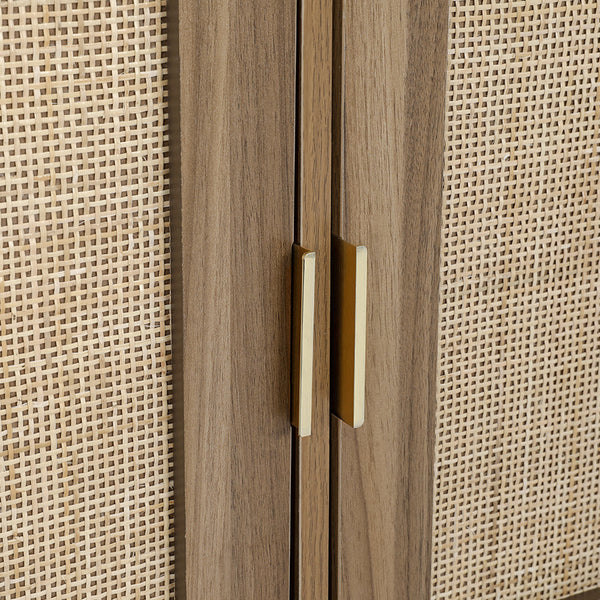 Artiss Rattan Buffet Sideboard Storage Cupboard Cabinet Kitchen Dining Room Artiss