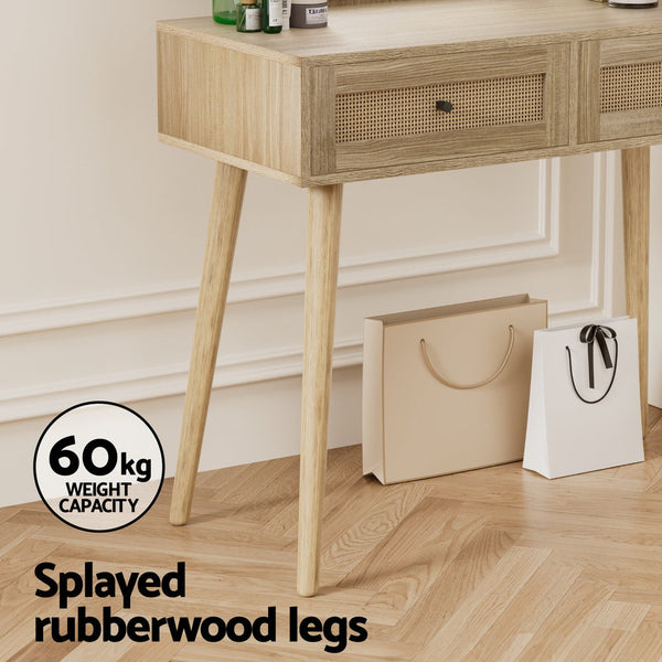 Artiss Dressing Table Set Rattan Frances Artiss