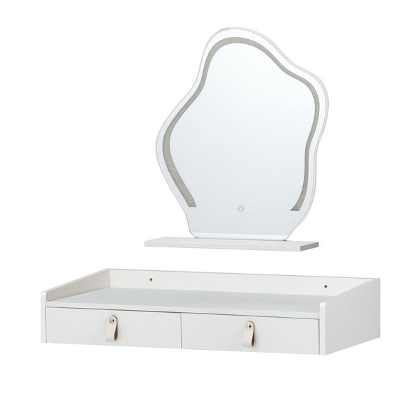 Artiss Dressing Table Floating LED White Daphne Artiss