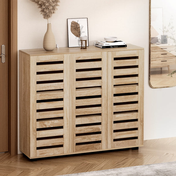 Artiss Shoe Cabinet 30 Pairs Adjustable Shelf Artiss