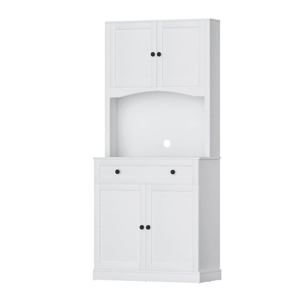 Artiss Buffet Sideboard Cabinet Cupboard Pantry Storage Shelves Hutch White Artiss