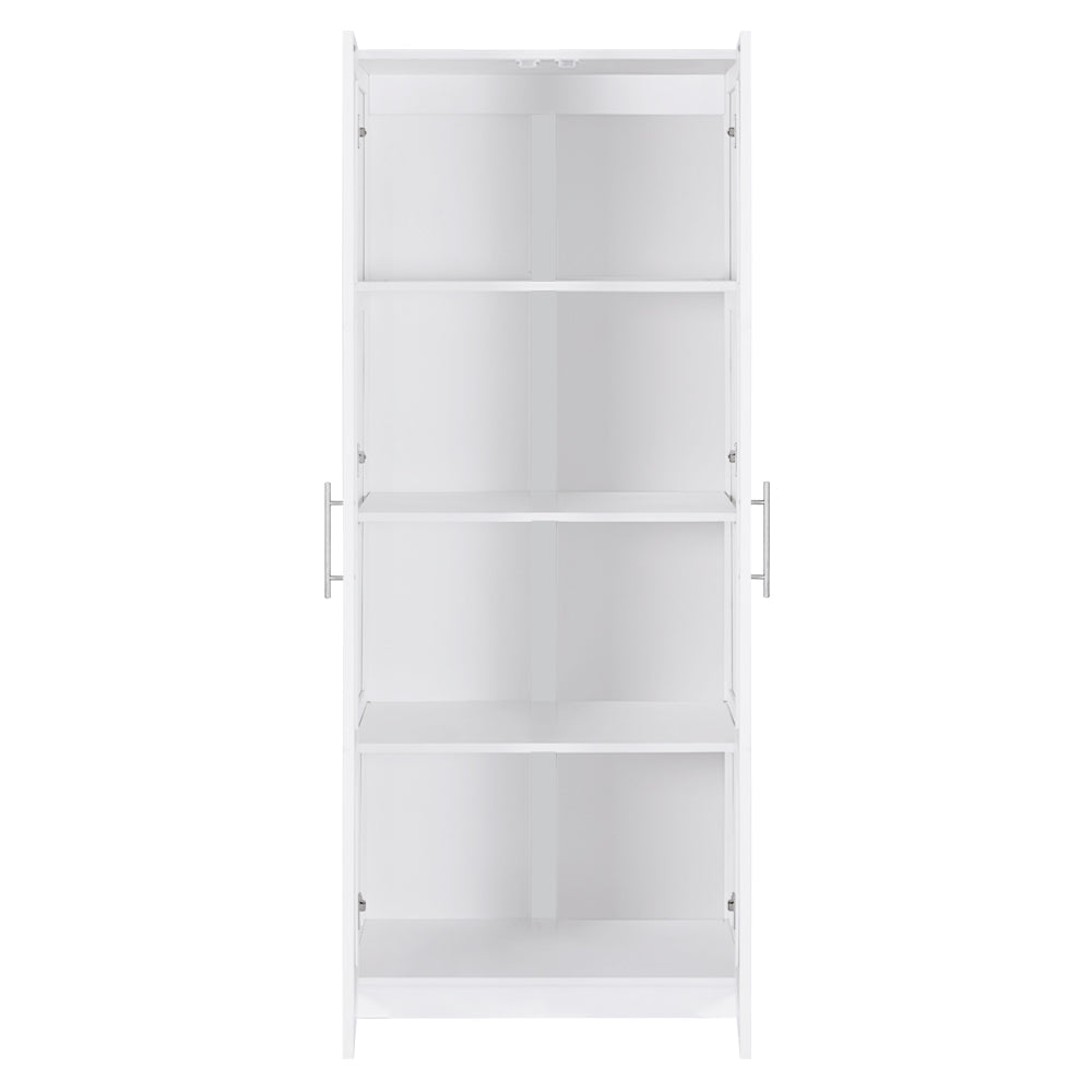 Artiss 2 Door Wardrobe Bedroom Cupboard Closet Storage Cabinet Organiser White Artiss