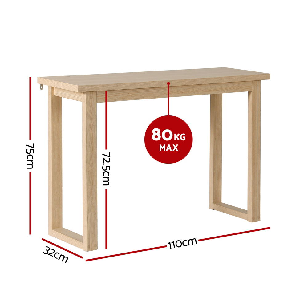 Artiss Console Table 110CM Pine Awezingly