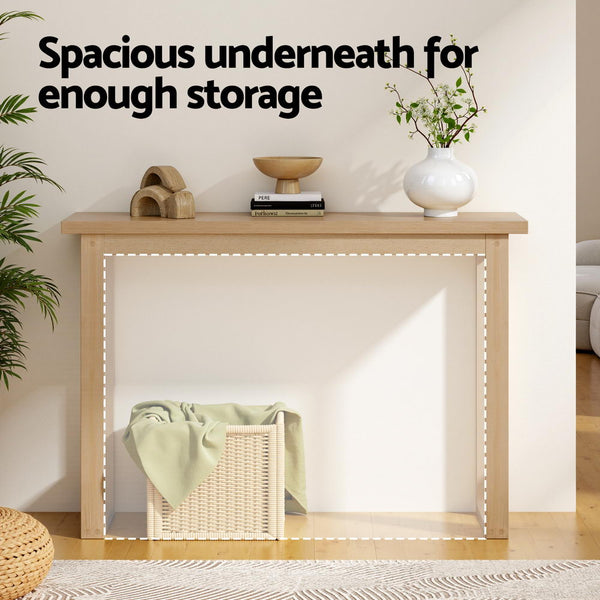 Artiss Console Table 110CM Pine Awezingly