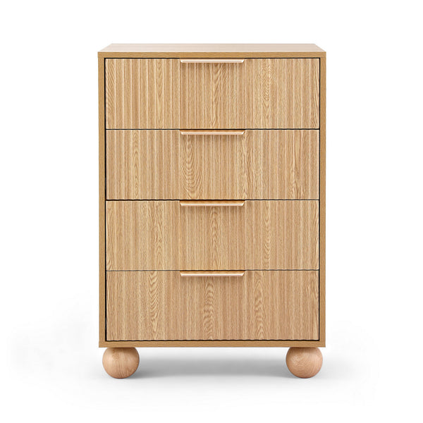 Artiss 4 Chest of Drawers Dresser Tallboy Pine Awezingly